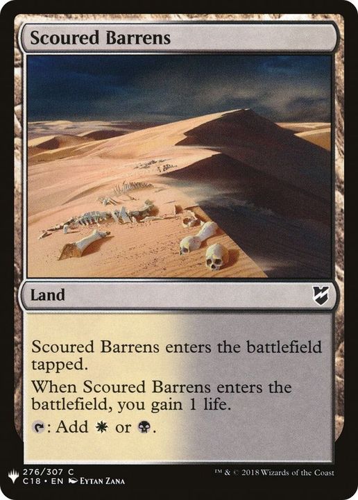 Scoured Barrens in the group Magic the Gathering / Sets / The List at Proxyprinters.com (40776)