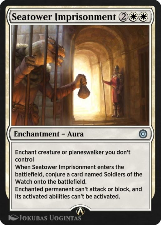 Seatower Imprisonment in the group Magic the Gathering / Types / Colors / White at Proxyprinters.com (40785)