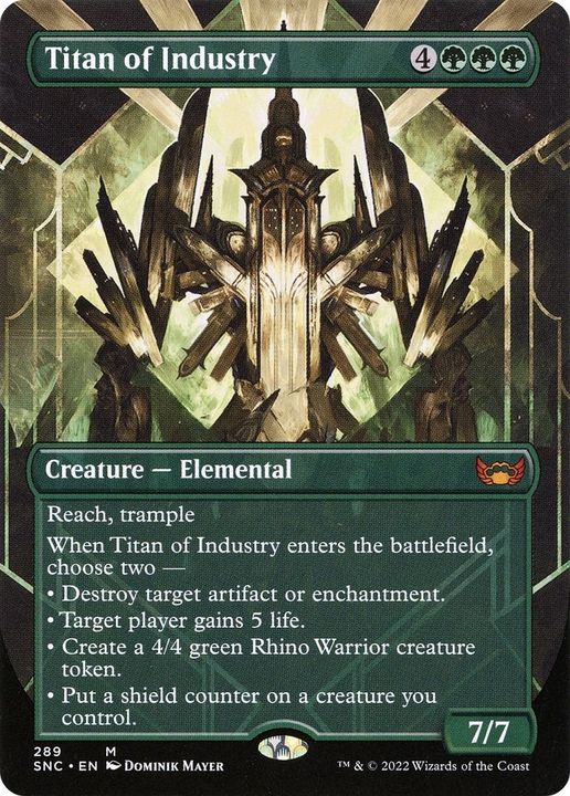 Titan of Industry in the group Magic the Gathering / Types / Colors / Green at Proxyprinters.com (40787)