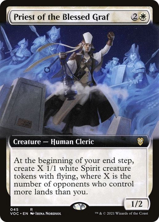 Priest of the Blessed Graf in the group Magic the Gathering / Types / Creatures / Human at Proxyprinters.com (40794)