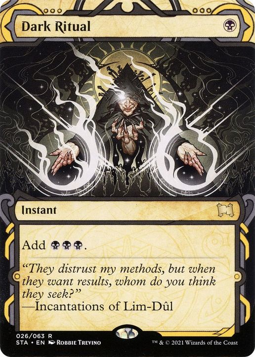 Dark Ritual in the group Magic the Gathering / Types / Colors / Black at Proxyprinters.com (40808)