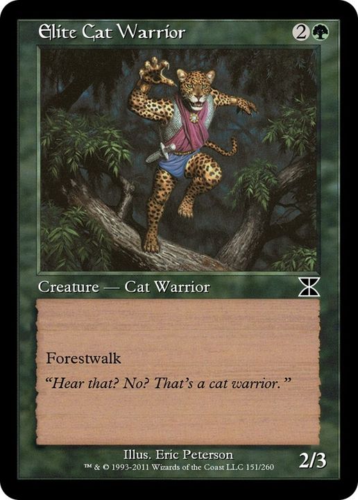 Elite Cat Warrior in the group Magic the Gathering / Sets / MicroProse Promos at Proxyprinters.com (40812)