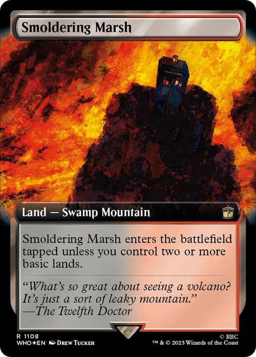 Smoldering Marsh in the group Magic the Gathering / Sets / Doctor Who at Proxyprinters.com (40813)