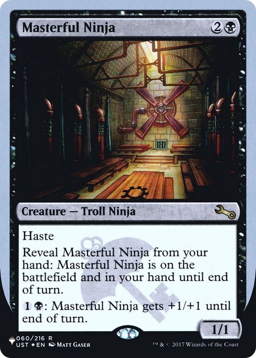 Masterful Ninja in the group Magic the Gathering / Sets / The List (Unfinity Foil Edition) at Proxyprinters.com (40819)