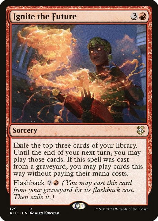 Ignite the Future in the group Magic the Gathering / Types / Colors / Red at Proxyprinters.com (40831)