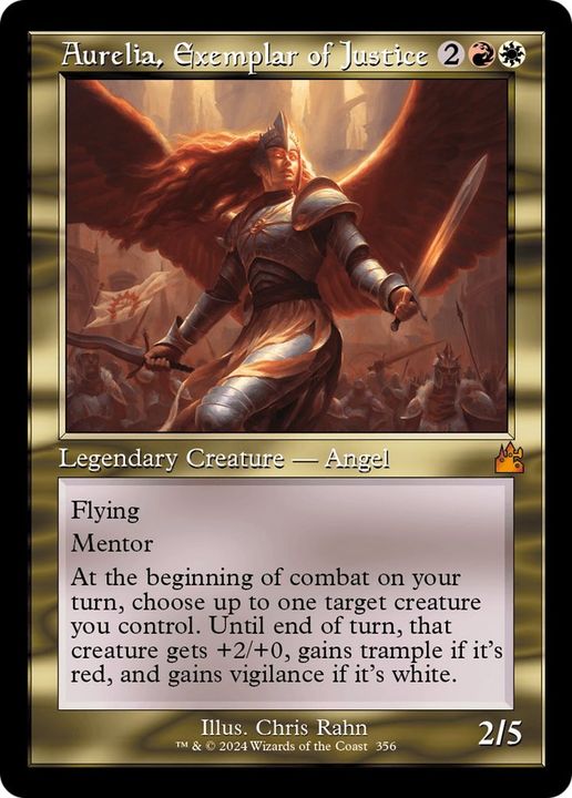 Aurelia, Exemplar of Justice in the group Magic the Gathering / Types / Colors / Multicolors / R, W at Proxyprinters.com (40840)