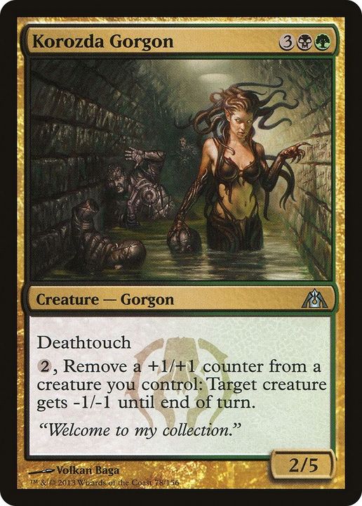 Korozda Gorgon in the group Magic the Gathering / Sets / Dragon's Maze at Proxyprinters.com (40877)