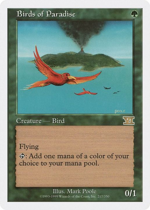 Birds of Paradise in the group Magic the Gathering / Sets / Classic Sixth Edition at Proxyprinters.com (4088)