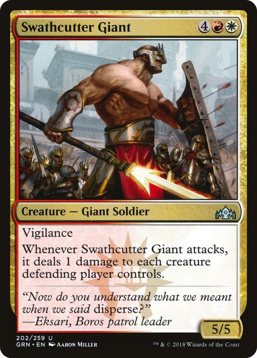 Swathcutter Giant in the group Magic the Gathering / Sets / Guilds of Ravnica at Proxyprinters.com (40881)