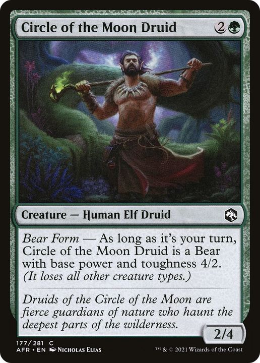 Circle of the Moon Druid in the group Magic the Gathering / Types / Creatures / Elf at Proxyprinters.com (40884)