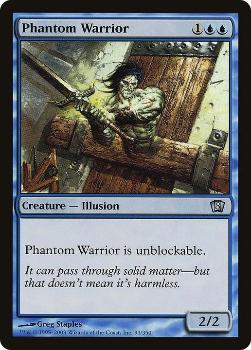 Phantom Warrior in the group Magic the Gathering / Types / Creatures / Warrior at Proxyprinters.com (40885)