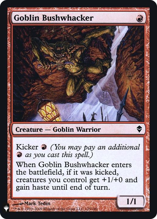 Goblin Bushwhacker in the group Magic the Gathering / Types / Creatures / Warrior at Proxyprinters.com (4089)