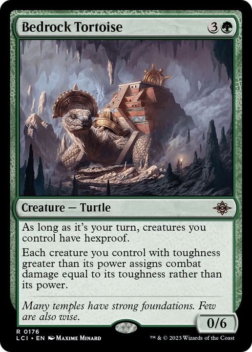 Bedrock Tortoise in the group Magic the Gathering / Types / Colors / Green at Proxyprinters.com (40905)