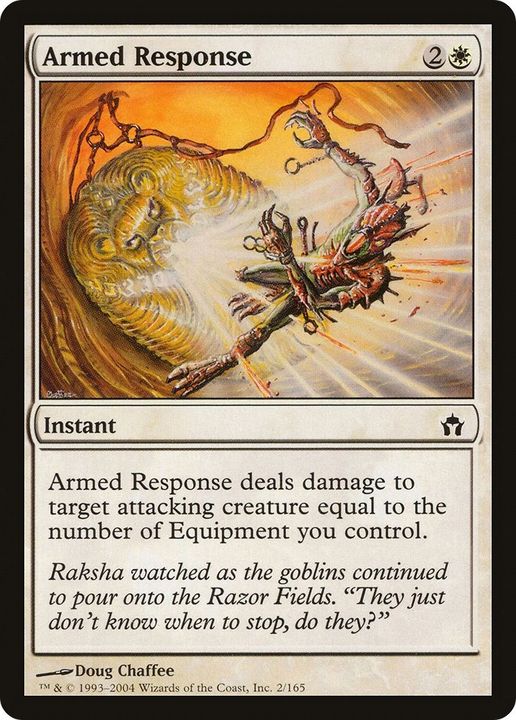 Armed Response in the group Magic the Gathering / Types / Colors / White at Proxyprinters.com (40926)