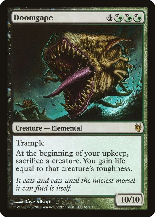 Doomgape in the group Magic the Gathering / Types / Colors / Multicolors / B, G at Proxyprinters.com (40930)