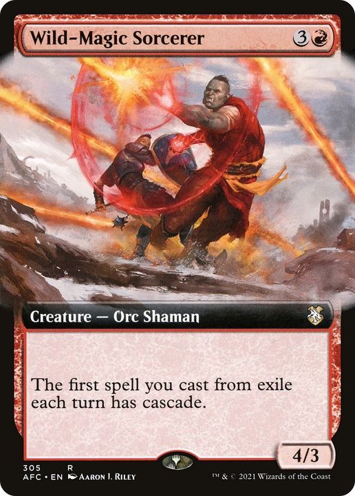 Wild-Magic Sorcerer in the group Magic the Gathering / Types / Colors / Red at Proxyprinters.com (40941)