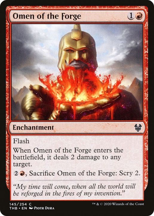 Omen of the Forge in the group Magic the Gathering / Types / Enchantment / Enchantment at Proxyprinters.com (40947)