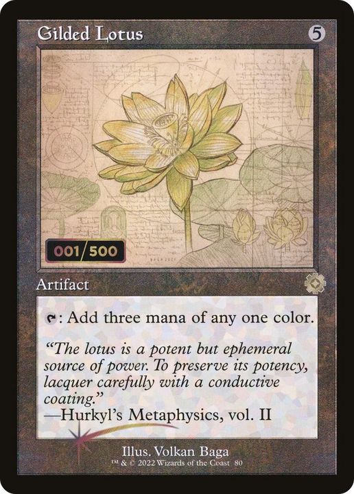 Gilded Lotus in the group Magic the Gathering / Types / Artifacts / Artifact at Proxyprinters.com (40948)