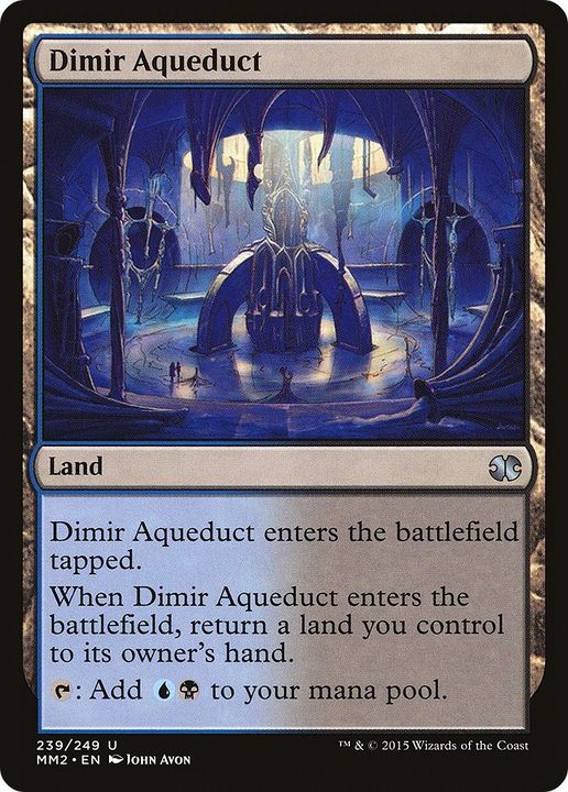 Dimir Aqueduct in the group Magic the Gathering / Sets / Modern Masters 2017 at Proxyprinters.com (40951)