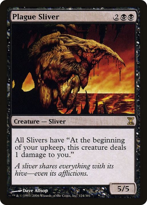 Plague Sliver in the group Magic the Gathering / Types / Colors / Black at Proxyprinters.com (40958)