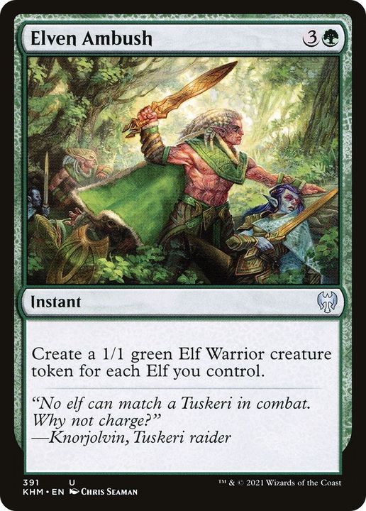 Elven Ambush in the group Magic the Gathering / Types / Colors / Green at Proxyprinters.com (40983)