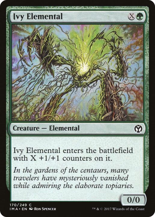 Ivy Elemental in the group Magic the Gathering / Types / Colors / Green at Proxyprinters.com (40985)