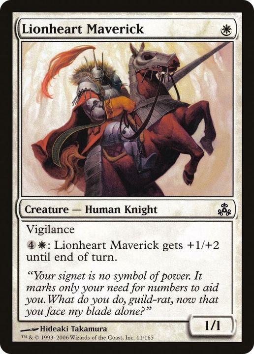 Lionheart Maverick in the group Magic the Gathering / Types / Creatures / Human at Proxyprinters.com (40988)