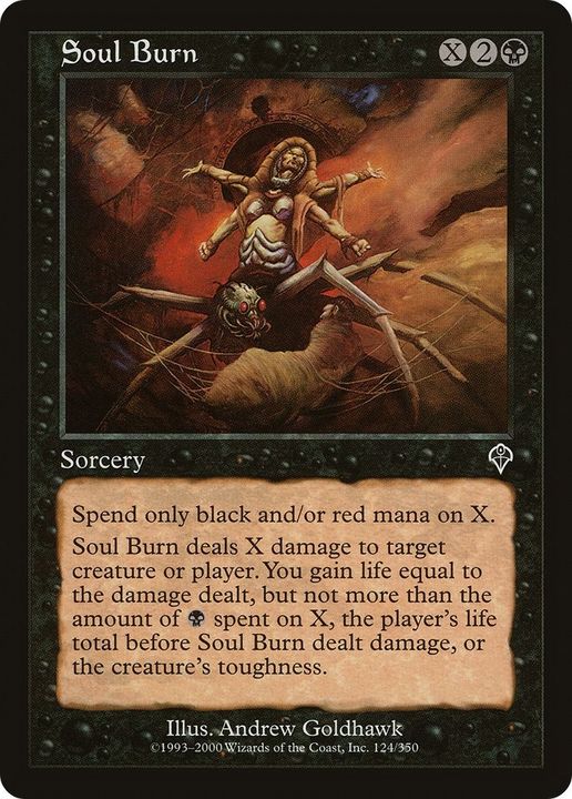 Soul Burn in the group Magic the Gathering / Sets / Invasion at Proxyprinters.com (40994)