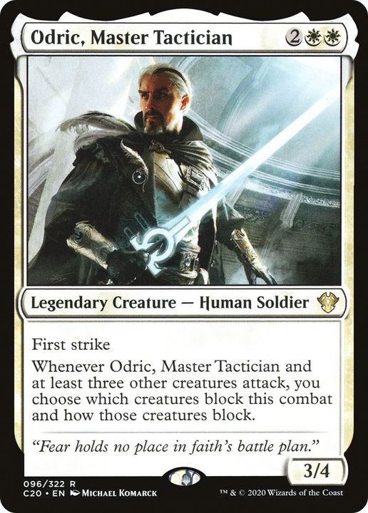 Odric, Master Tactician in the group Magic the Gathering / Types / Creatures / Human at Proxyprinters.com (41)