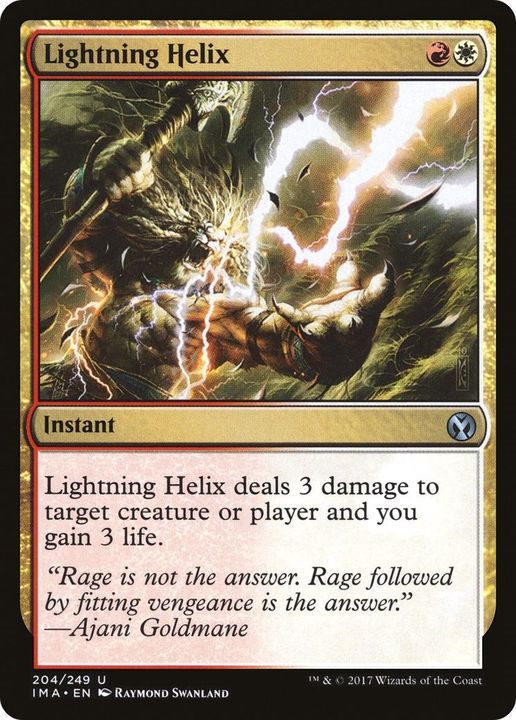 Lightning Helix in the group Magic the Gathering / Sets / Iconic Masters Tokens at Proxyprinters.com (41002)