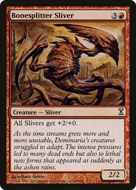 Bonesplitter Sliver in the group Magic the Gathering / Sets / Time Spiral at Proxyprinters.com (41016)