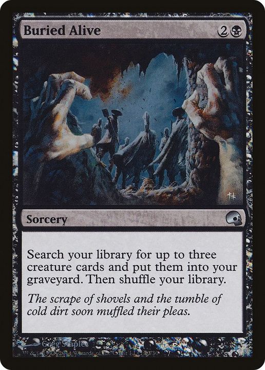 Buried Alive in the group Magic the Gathering / Types / Colors / Black at Proxyprinters.com (41037)