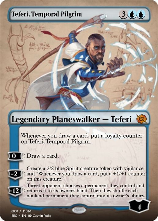 Teferi, Temporal Pilgrim in the group Magic the Gathering / Types / Colors / Blue at Proxyprinters.com (41042)