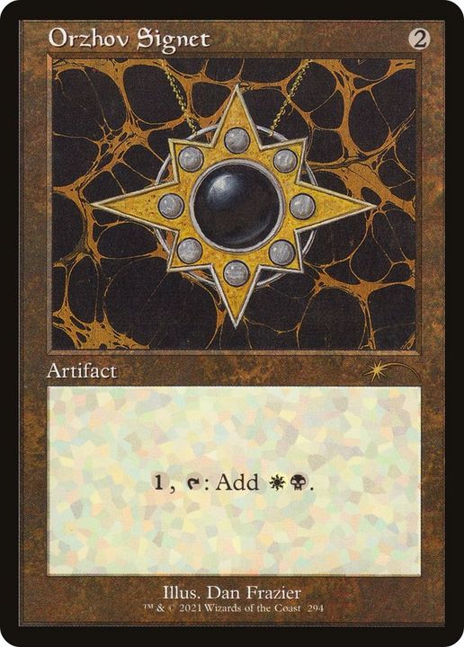 Orzhov Signet in the group Magic the Gathering / Types / Artifacts / Artifact at Proxyprinters.com (41046)