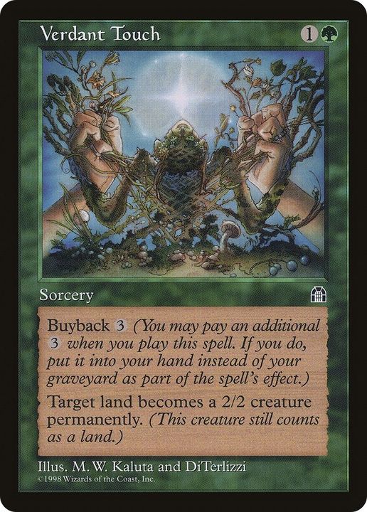 Verdant Touch in the group Magic the Gathering / Sets / Stronghold at Proxyprinters.com (41055)