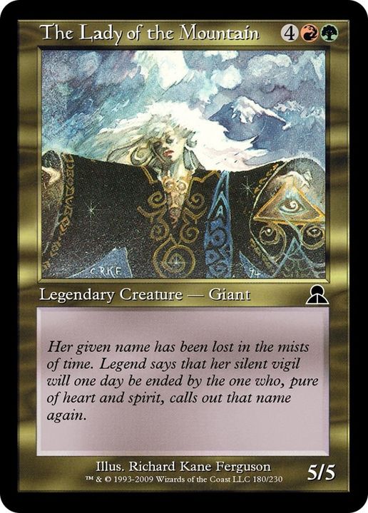 The Lady of the Mountain in the group Magic the Gathering / Types / Colors / Multicolors / G, R at Proxyprinters.com (41065)