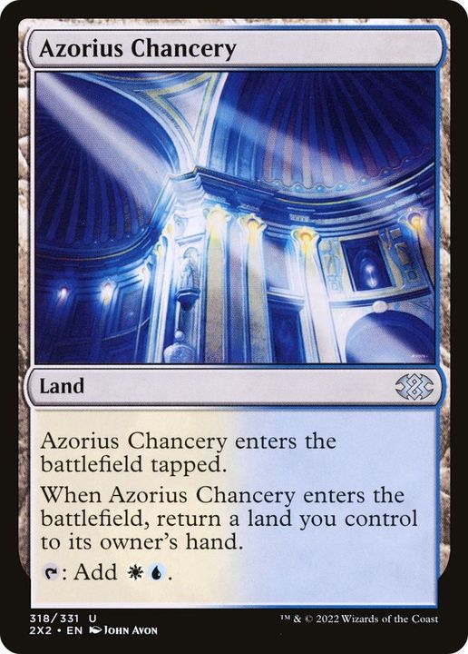 Azorius Chancery in the group Magic the Gathering / Sets / Double Masters 2022 at Proxyprinters.com (41071)