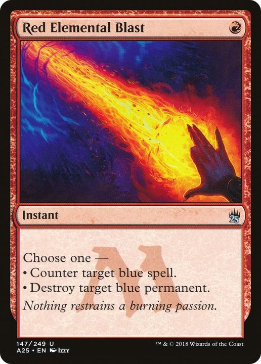 Red Elemental Blast in the group Magic the Gathering / Sets / Masters Edition III at Proxyprinters.com (41108)