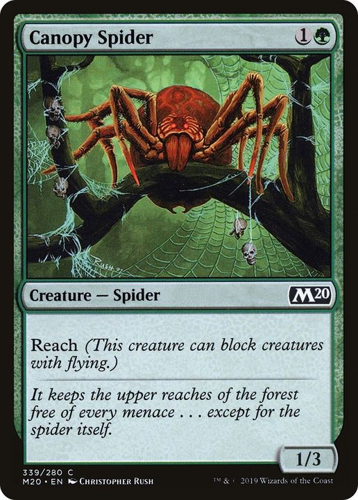 Canopy Spider in the group Magic the Gathering / Sets / Core Set 2020 at Proxyprinters.com (4113)