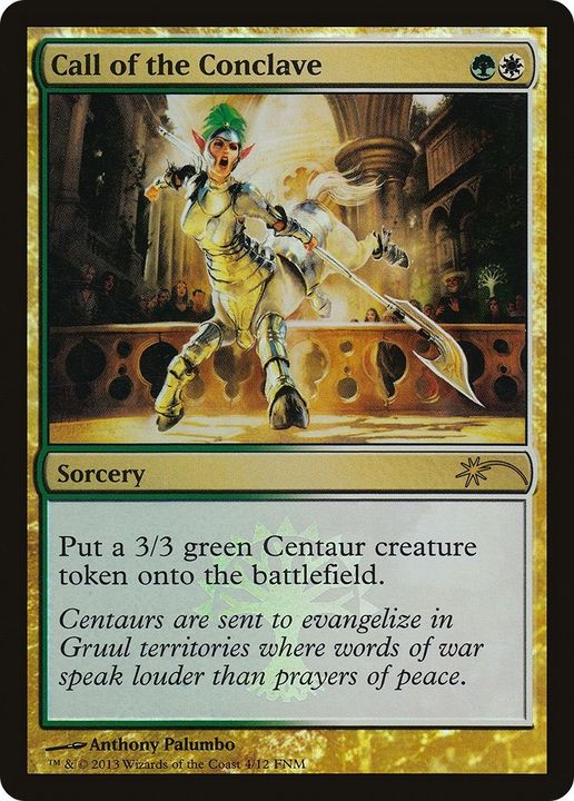 Call of the Conclave in the group Magic the Gathering / Types / Colors / Multicolors / G, W at Proxyprinters.com (41132)