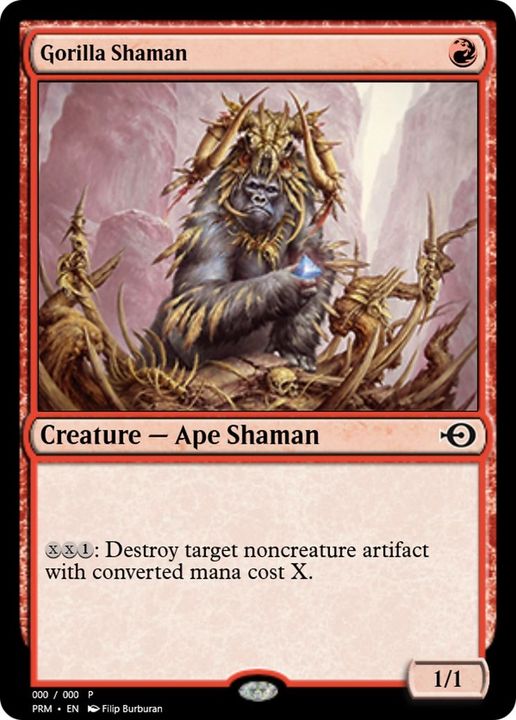 Gorilla Shaman in the group Magic the Gathering / Types / Colors / Red at Proxyprinters.com (4114)