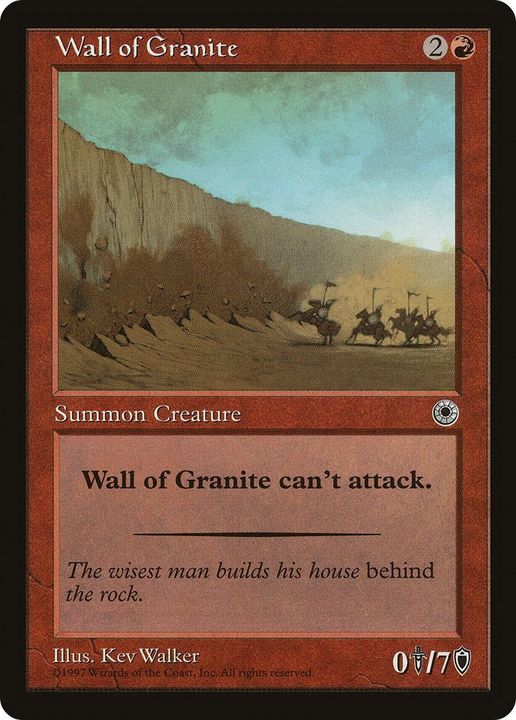 Wall of Granite in the group Singles at Proxyprinters.com (41151)