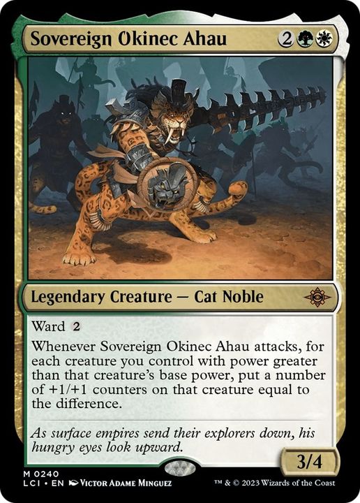 Sovereign Okinec Ahau in the group Magic the Gathering / Types / Colors / Multicolors / G, W at Proxyprinters.com (41154)