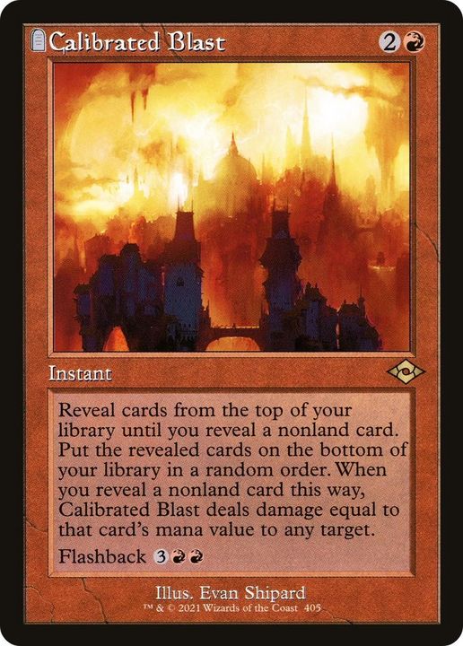 Calibrated Blast in the group Magic the Gathering / Types / Colors / Red at Proxyprinters.com (41183)