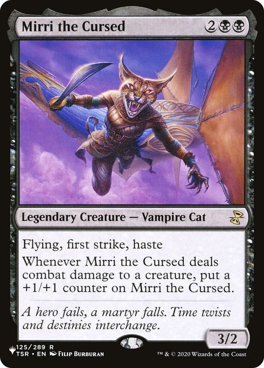 Mirri the Cursed in the group Magic the Gathering / Types / Colors / Black at Proxyprinters.com (41203)