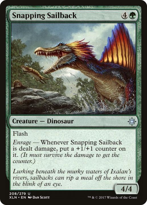 Snapping Sailback in the group Magic the Gathering / Types / Colors / Green at Proxyprinters.com (4123)