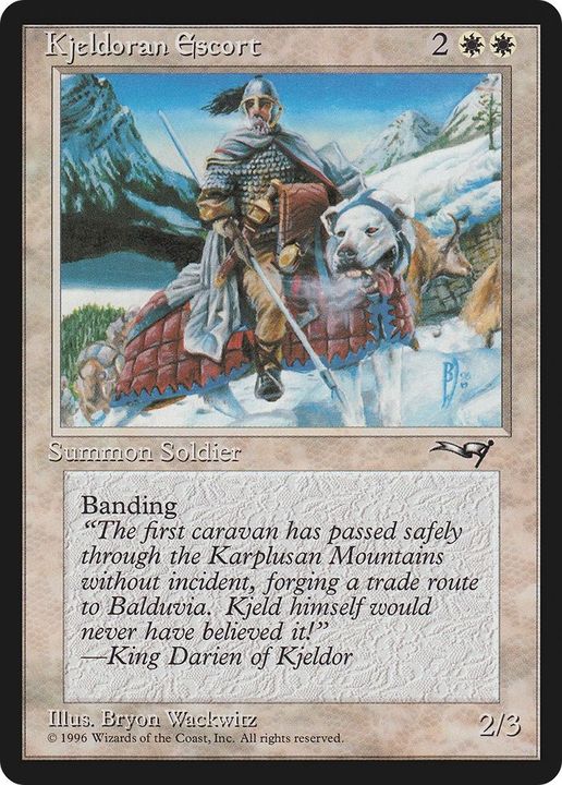 Kjeldoran Escort in the group Magic the Gathering / Types / Creatures / Human at Proxyprinters.com (41232)