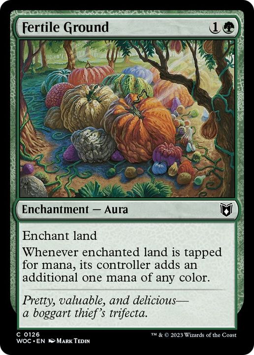 Fertile Ground in the group Magic the Gathering / Sets / Wilds of Eldraine Commander Tokens at Proxyprinters.com (41233)