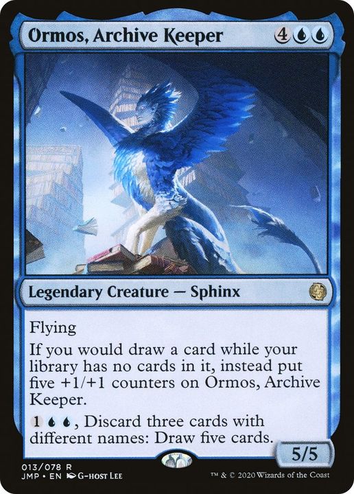 Ormos, Archive Keeper in the group Magic the Gathering / Types / Colors / Blue at Proxyprinters.com (41273)