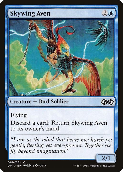 Skywing Aven in the group Magic the Gathering / Types / Colors / Blue at Proxyprinters.com (41304)